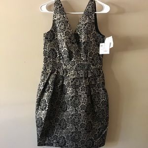 Black and Gold bubble dress